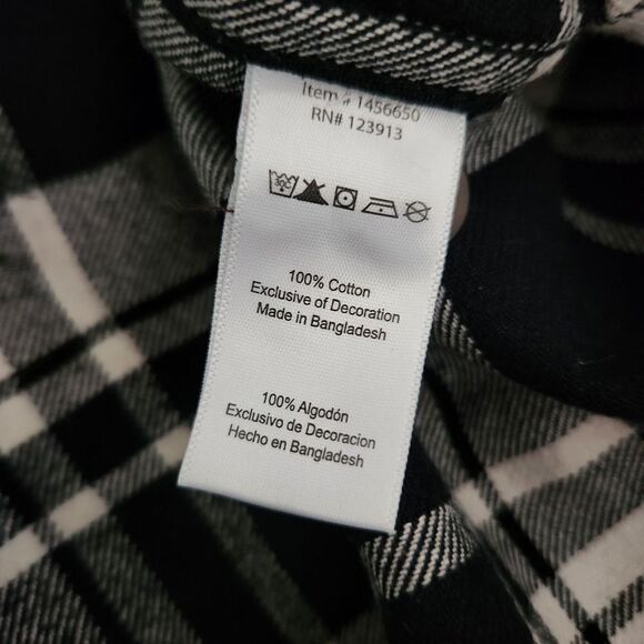 Jachs Heritage Flannel Mens Button Front Flannel Long Sleeve Shirt Size Large - Picture 4 of 8